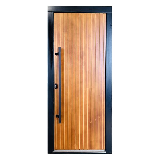 Laminated Nordic pine wood door