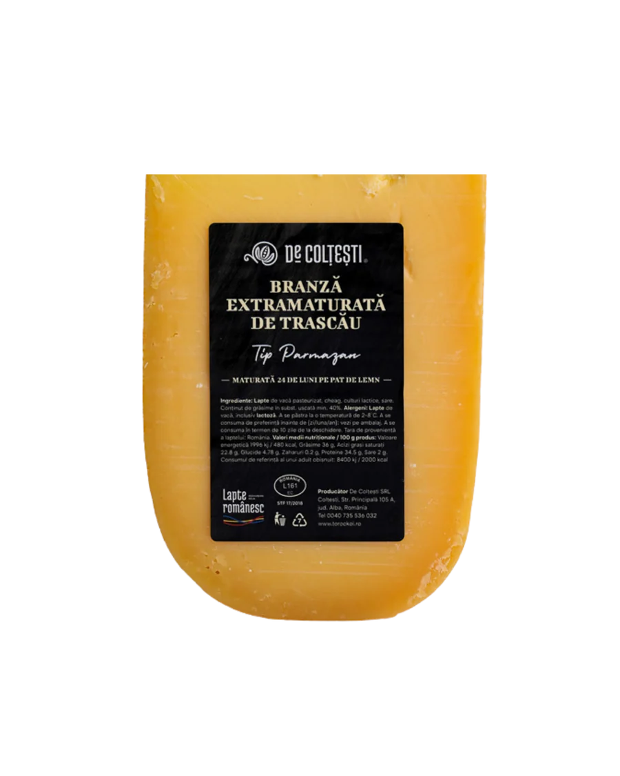 Extra-ripened Trascău cheese (Parmesan type) 300g