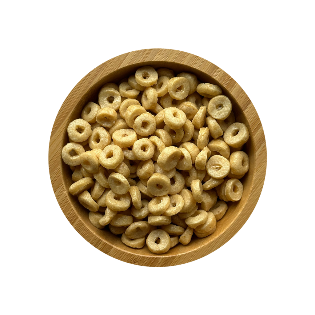 Cereal rings with honey
