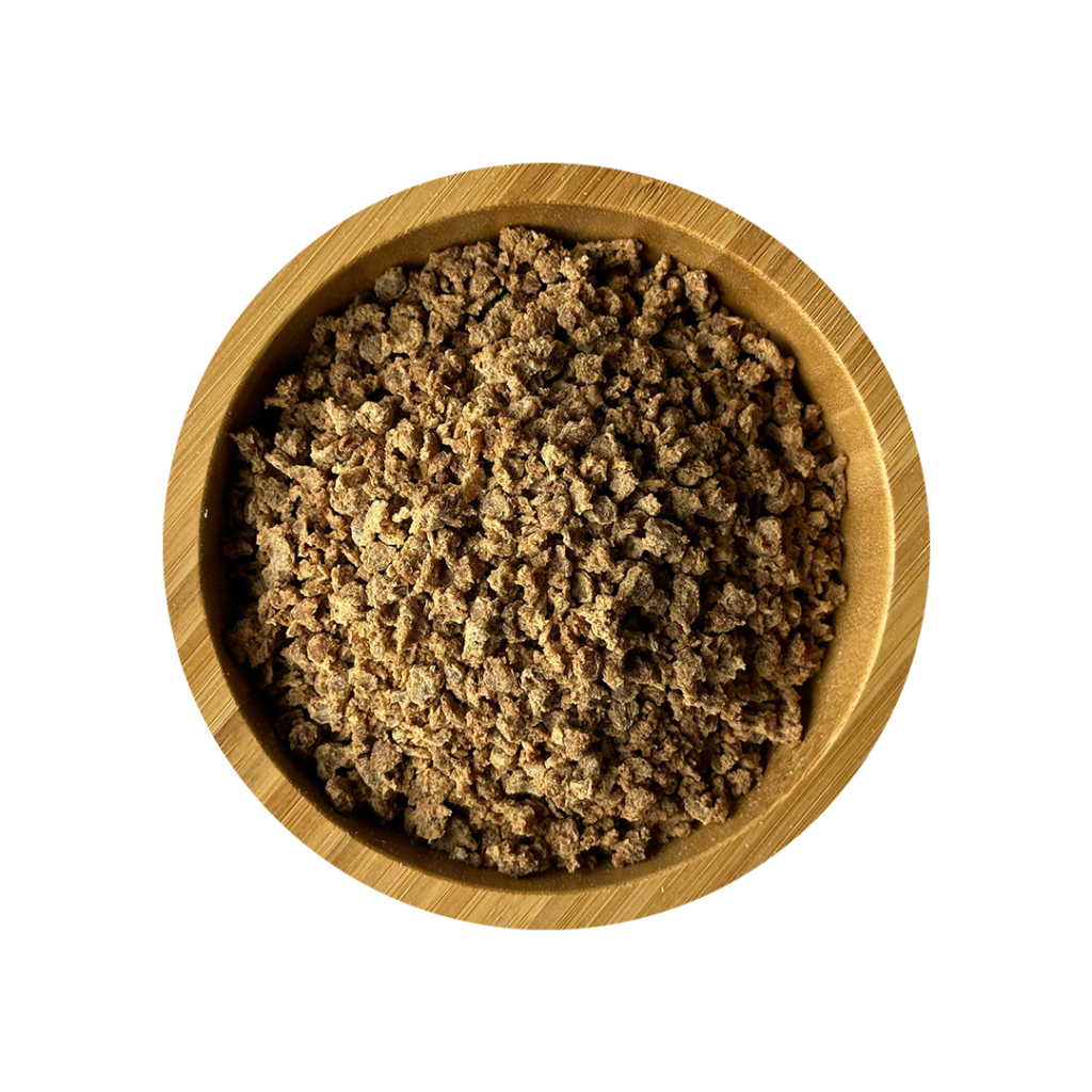Granulated soybeans