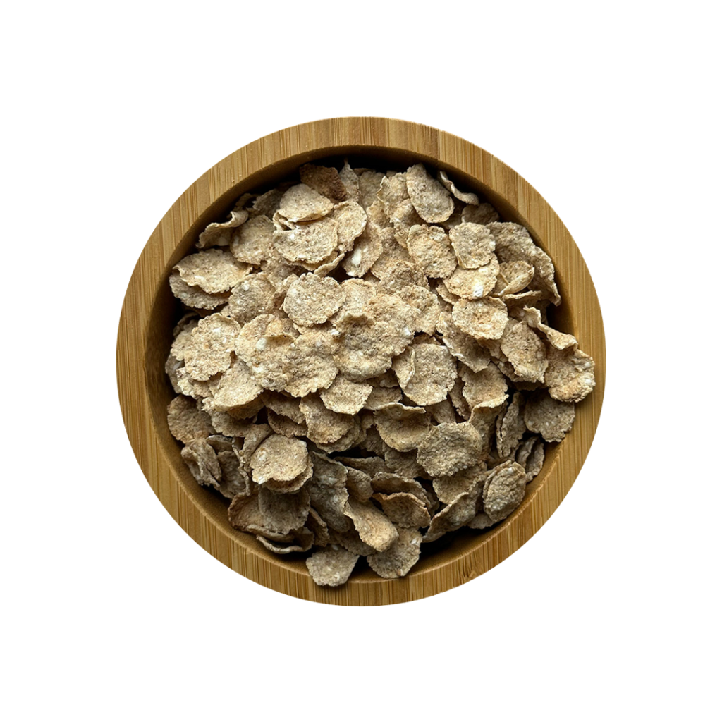 Bran flakes with cocoa