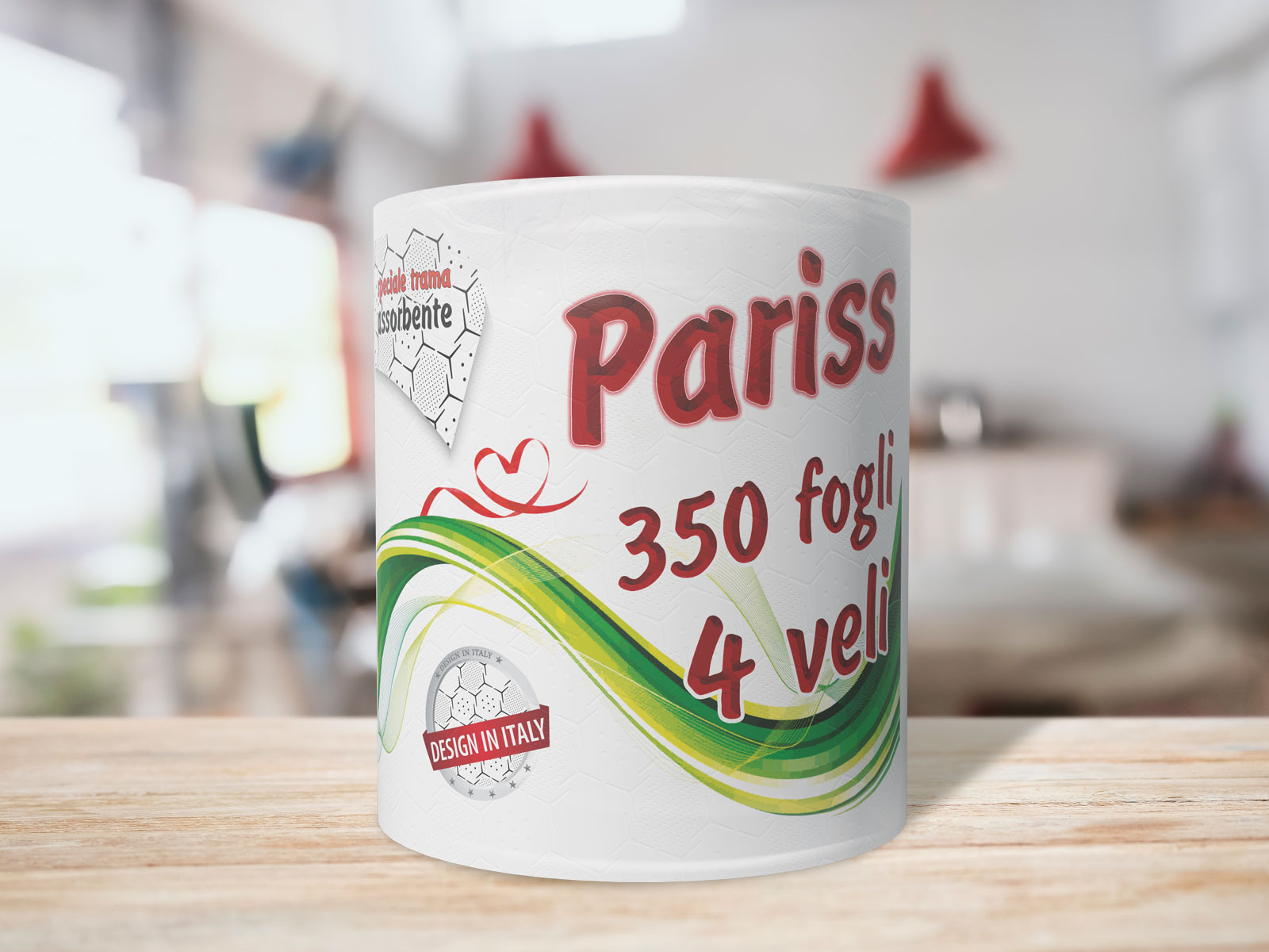 Pariss – Kitchen towel – 4 layers – 350 sheets – 49 m