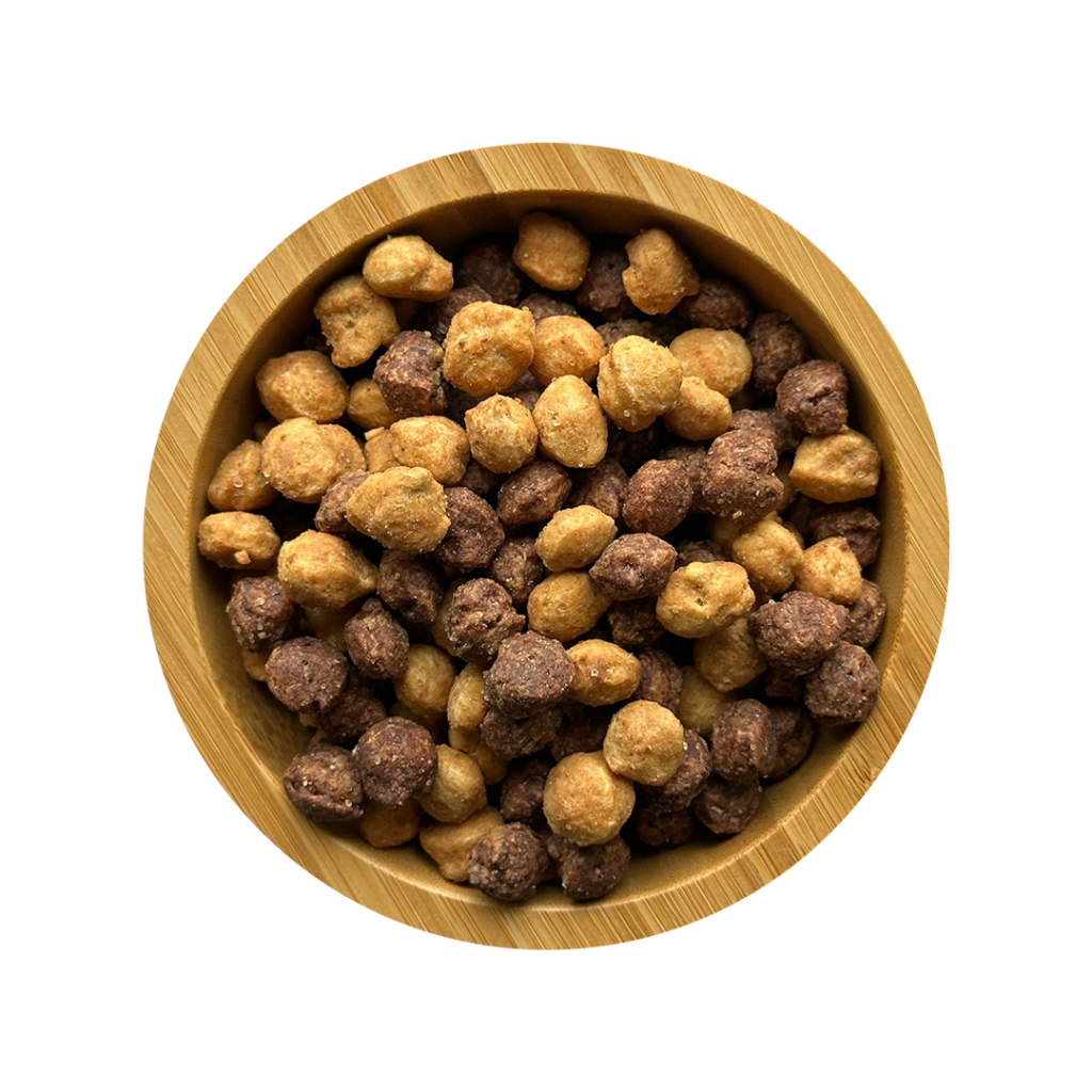 Protein cereal with chocolate and peanuts