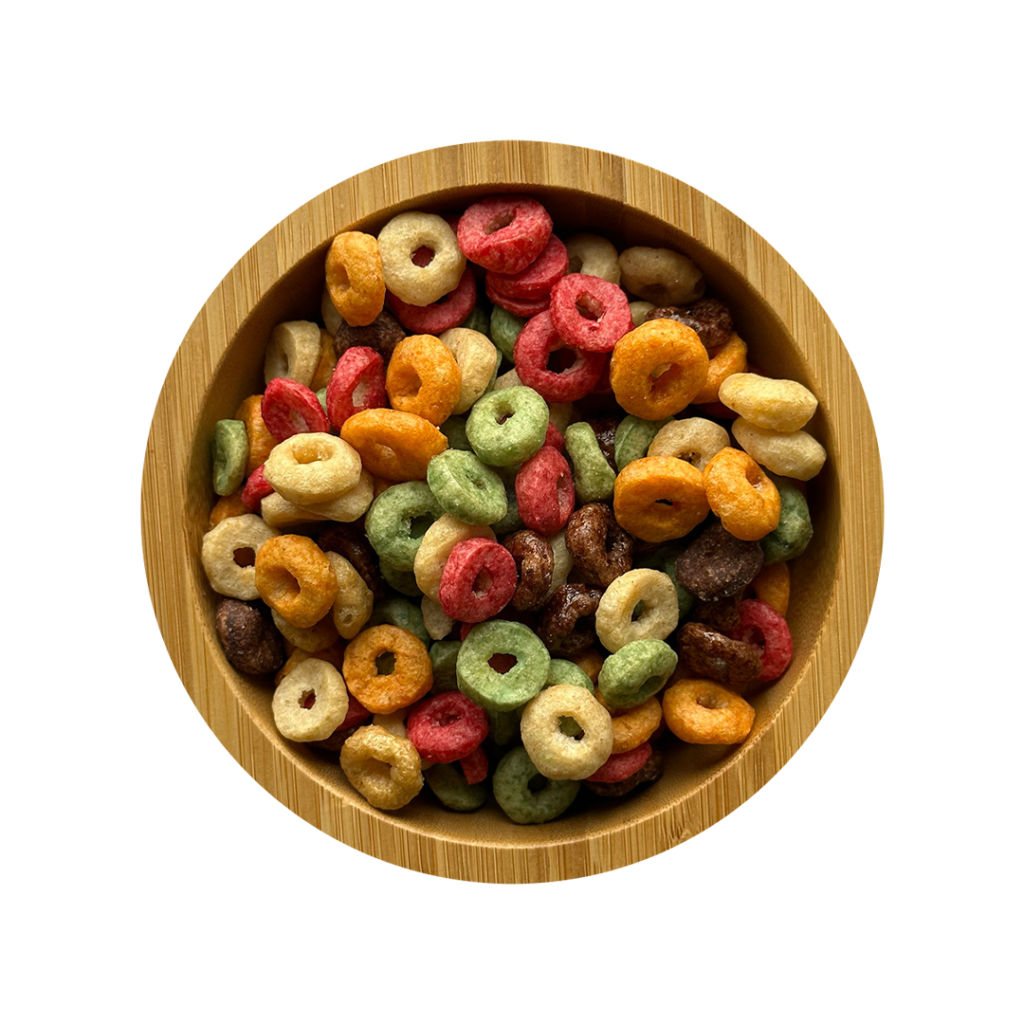 Colored protein rings