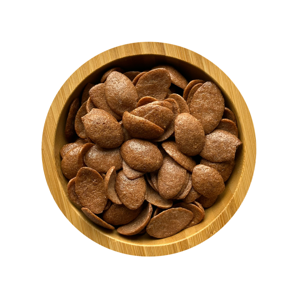Cereal shells with cocoa