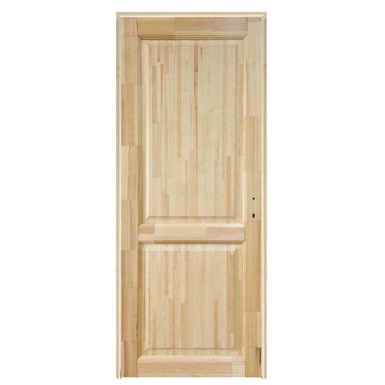 Solid wood interior door
